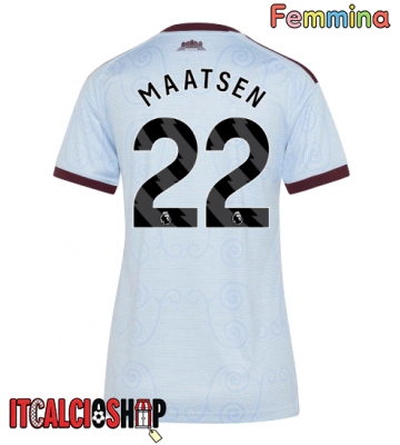 Aston Villa Ian Maatsen #22 Terza Maglia Femmina 2026-27 Manica Corta